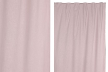 CORTINA LINO 140X260 TRABILLA OCULTA ROSA PALO, Wabitap