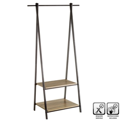 Perchero pb-metal 55 x 45 x 150 cm, Unimassa