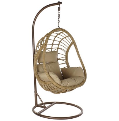 SILLON COLGANTE RATAN SINTETICO 90X70X110 120kg, m, Wabitap