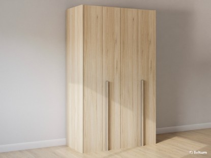 Armario completo de 4 puertas batientes modelo S4 T2 Esenzia 4.0, Baixmoduls
