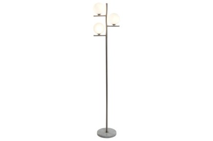 LAMPARA PIE MARMOL CRISTAL 27X23X143 BOLA, Wabitap