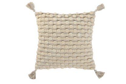 COJIN ALGODON YUTE 45X45 922 GR, HECHO A MANO, Wabitap