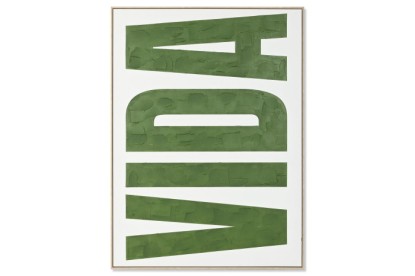 CUADRO LIENZO PS 103X4,5X143 VIDA PINTADO MANO, Wabitap