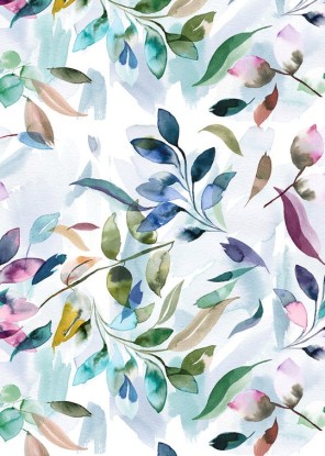 WATERCOLOR LEAVES COLORFUL, Artesta