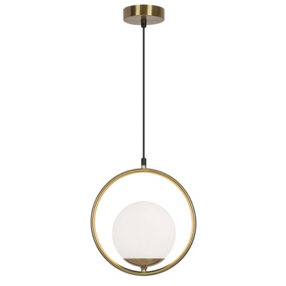 COLGANTE ODIL LATÓN  1 X 40W E-14, AJP