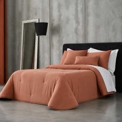 Plaid para cama de 150 cm Terracota, Really Nice Things