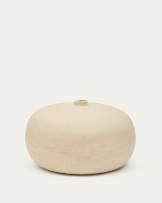 Jarrón Nivala de papel maché 23 cm, Kave Home