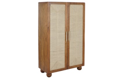 ARMARIO ACACIA RATAN 102X46X175 TRENZADO, Wabitap