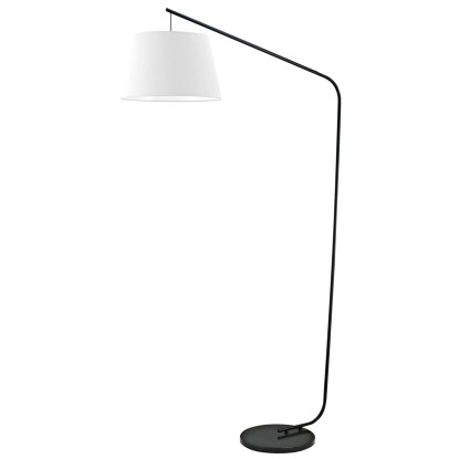 PIE SALON TALBOT NEGRO P/BLANC 1 X 60W E-27, AJP