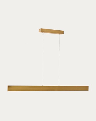 Lámpara de techo Boadella de aluminio con acabado pintado dorado, Kave Home
