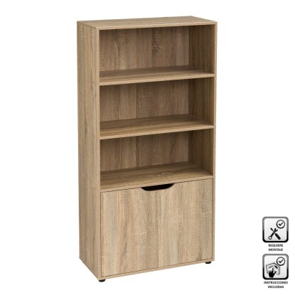 Estantería 2 puertas pb 59 x 29 x 119 cm, Unimassa