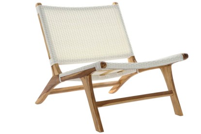 BUTACA TECA PVC 65X80X68 BLANCO, Wabitap