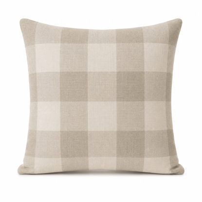 Cojin 100 % Algodon 45x45 Taupe Claro Cuadro, Really Nice Things
