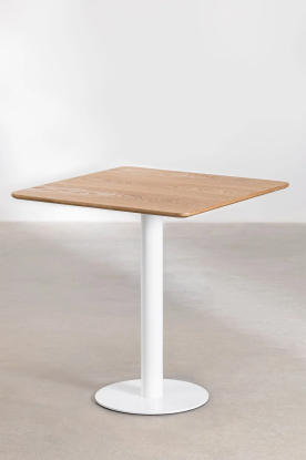 Mesa de Bar Cuadrada en Chapa de Fresno Frappe, Sklum