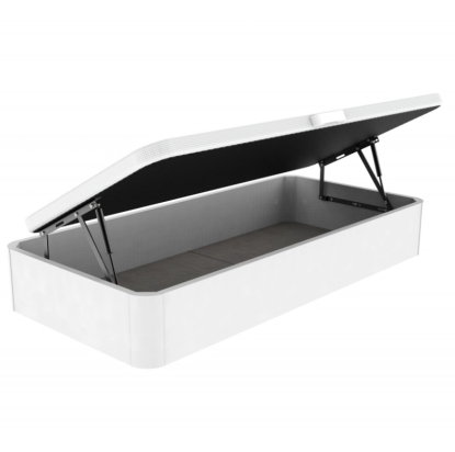 CANAPÉ MADERA EC AP. LATERAL BLANCO PARA COLCHÓN DE 105x190, Topdormitorios