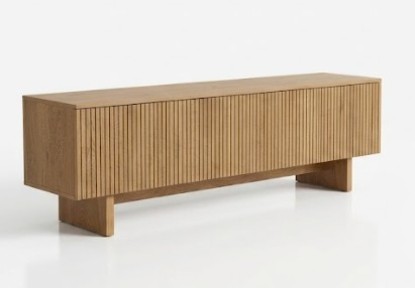 Mueble de Tv Helena de 4 puertas Roble, Luma Home
