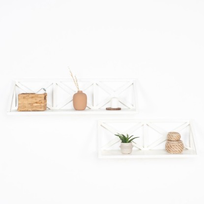 ASPA ESTANTE BLANCO GRANDE 90x20x23, Wabi Home