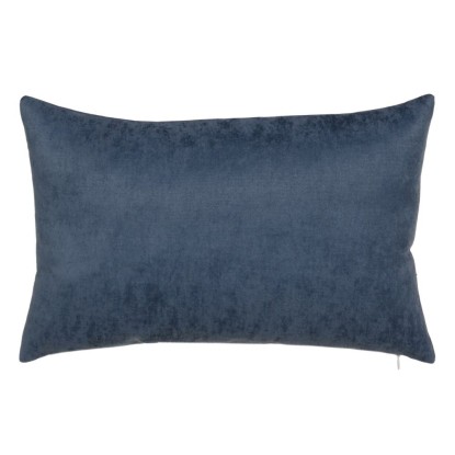 Funda cojín azul oscuro poliester decoración 45 x 30 cm, Wood Nature