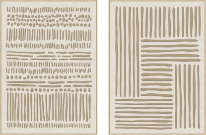 CUADRO LIENZO PS 103X4,5X143 PINTADO MANO 2 SURT., Wabitap