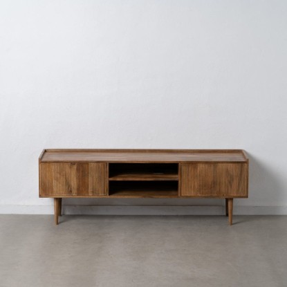 Mueble tv natural madera de mango salón 150 x 40 x 50 cm, Wood Nature