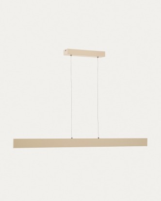 Lámpara de techo Boadella de aluminio con acabado pintado beige, Kave Home