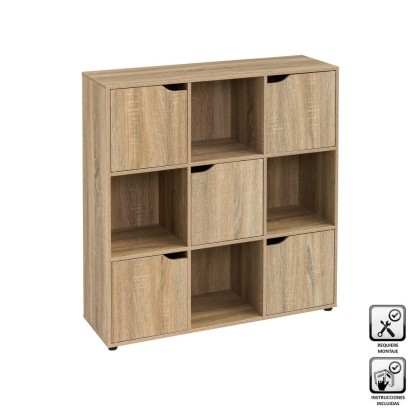 Estantería 5 puertas pb 89 x 29 x 90 cm, Unimassa