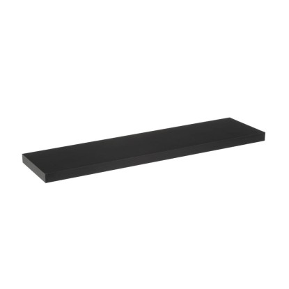 Estante mdf negro 100 x 24 x 4 cm, Unimassa