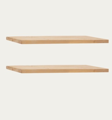 Pack 2 estanterías Melva roble medio 200cm, Decowood