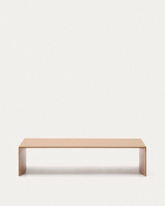 Mesa de centro Litto de chapa de roble 140 x 70 cm, Kave Home