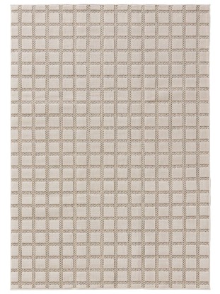 Alfombra de exterior & interior Kaleo Cream/Beige 150X80, Benuta