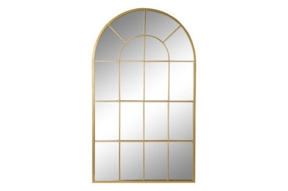 ESPEJO HIERRO CRISTAL 70X2X120 VENTANA DORADO, Wabitap