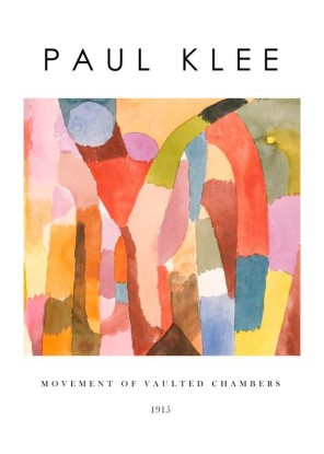 Movement of Vaulted Chambers Exhibition White - Paul Klee, Artesta