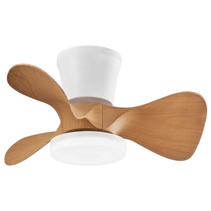 VENTILADOR SIUX BLANCO-MADERA 56 CM 3 PALAS, AJP