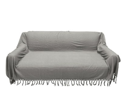 PLAID ALGODON 180X260 320 GSM GRIS CLARO, Wabitap