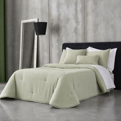 Plaid para cama de 150 cm Verde claro, Really Nice Things