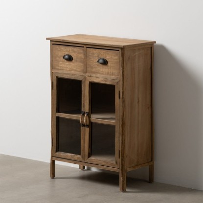 Mueble auxiliar natural madera de abeto 64 x 37 x 92,50 cm, Wood Nature