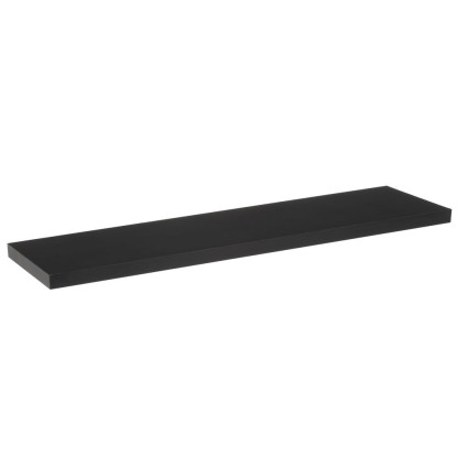 Estante mdf negro 120 x 24 x 4 cm, Unimassa