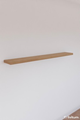 Estante pared con sop. ocultos 180, Baixmoduls