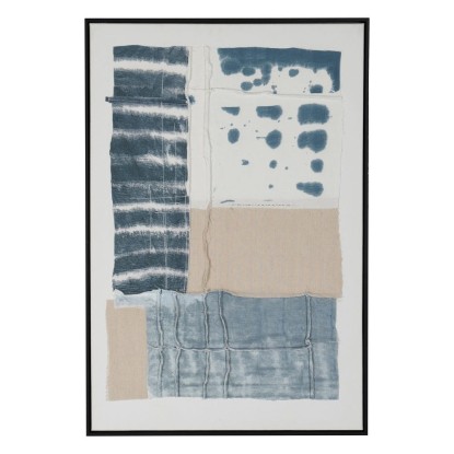 Cuadro pintura abstracto lienzo 62 x 4,50 x 92 cm, Wood Nature