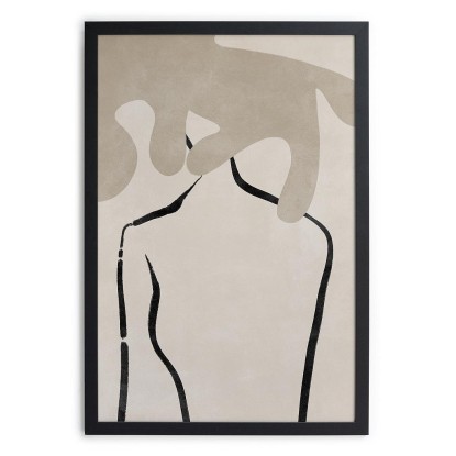 Cuadro Moldura Negra 60x40, Really Nice Things