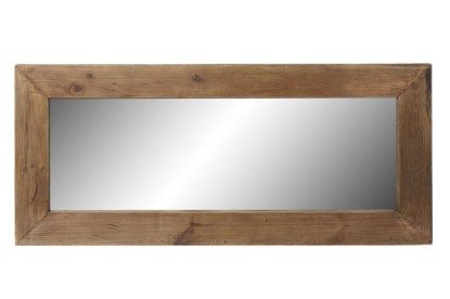 ESPEJO MADERA RECICLADA CRISTAL 180X5X80 NATURAL, Wabitap