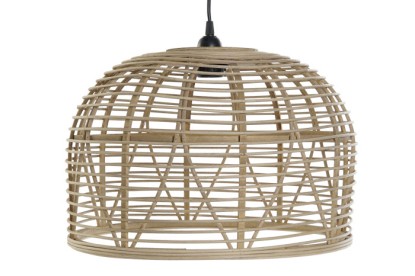 LAMPARA TECHO BAMBU 42X42X29 NATURAL MARRON, Wabitap