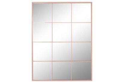 ESPEJO HIERRO CRISTAL 90X1X120 VENTANA ROSA PALO, Wabitap
