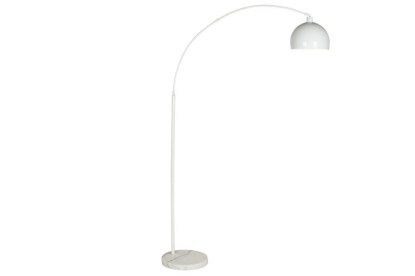 LAMPARA PIE METAL MARMOL 36X110X195 BLANCO, Wabitap