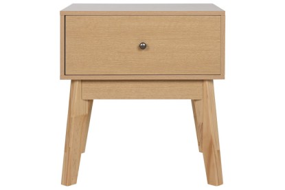 MESITA DE NOCHE MDF 45X36X49 8,40 NATURAL, Wabitap