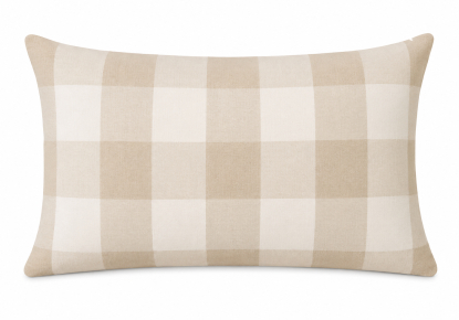 Cojin 100 % Algodon 50x35 Beige Cuadro, Really Nice Things