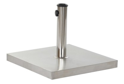 BASE PARASOL INOX 45X45X35 20KGS, ADAPTABLE, Wabitap