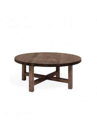 Mesa de centro Cadaqués I nogal Ø80, The Wood Taylor