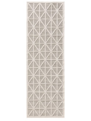Alfombra de pasillo Orion Gris 250x80cm, Benuta