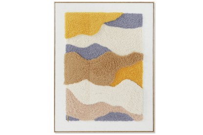 CUADRO POLIESTER PS 60X3,5X80 ABSTRACTO ENMARCADO, Wabitap